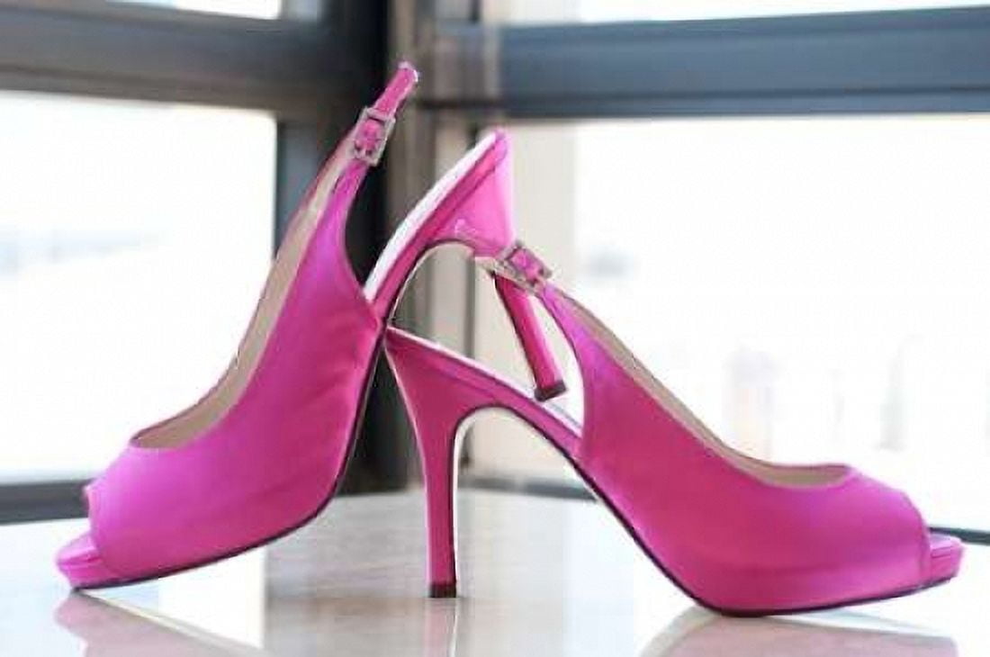 Pink Heels Canvas Art - Erin Berzel (20 x 28)