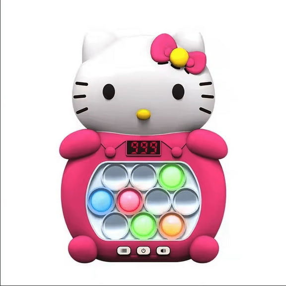 Pink Hello Kitty Fast Push Handheld Game Console