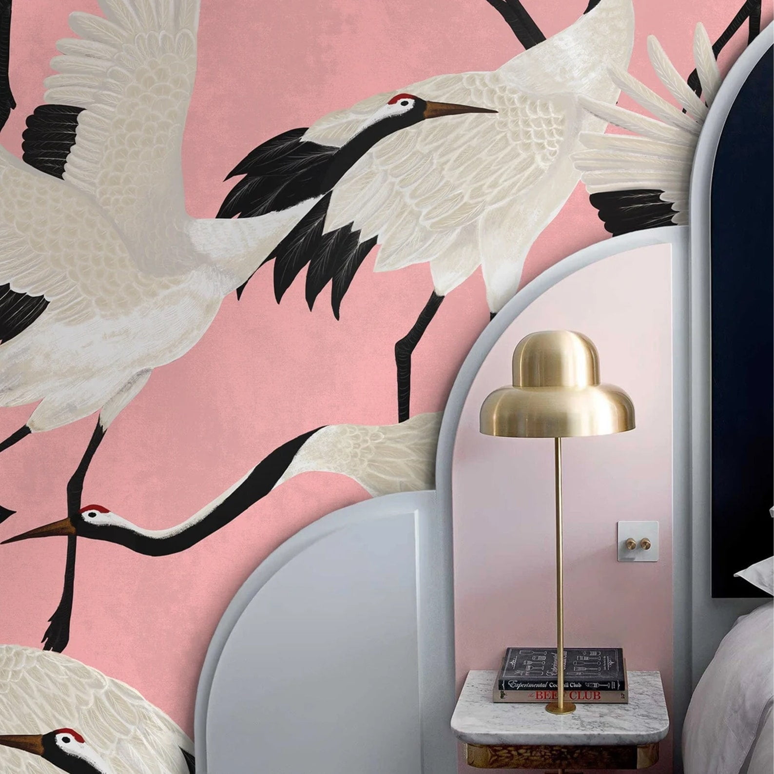 Pink Herons Wallpaper