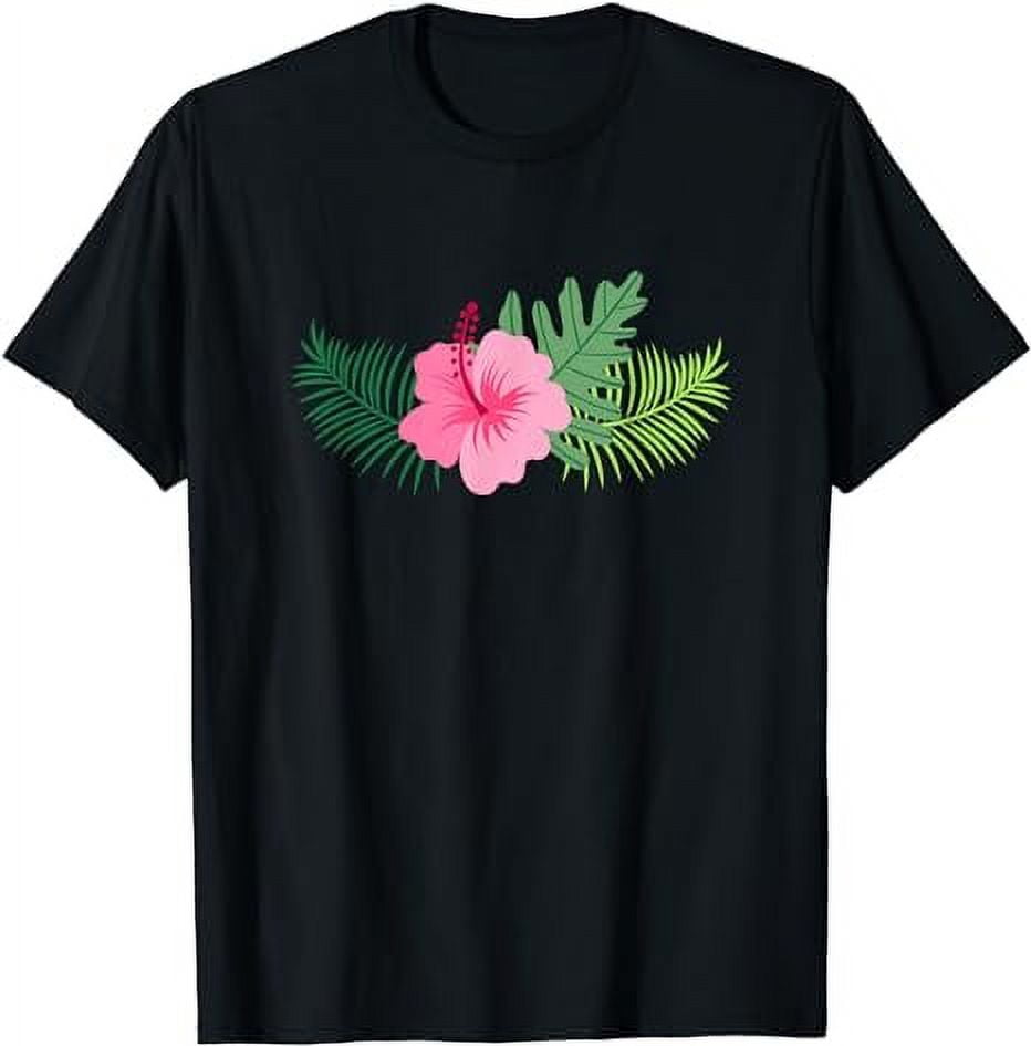 pink-hibiscus-flower-t-shirt-men-women-and-kids-styles-walmart