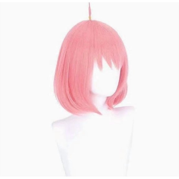Pink High Simulation Scalp COS Hair Wigs for Natural Realistic Styling