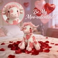 thumbnail image 1 of Pink Highland Cow Plush Stuffed Animal, 14 Inch Soft Cow Doll with Cute Design, Sweet Valentine’s Day Gift for Women and Men, Cozy Decorative Toy for Bedroom, Sofa, or Holiday Home Use, 1 of 8
