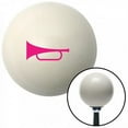 thumbnail image 1 of Pink Horn Trumpet Ivory Shift Knob with M16 x 1.5 Insert Shifter Auto Manual Custom Brody, 1 of 1