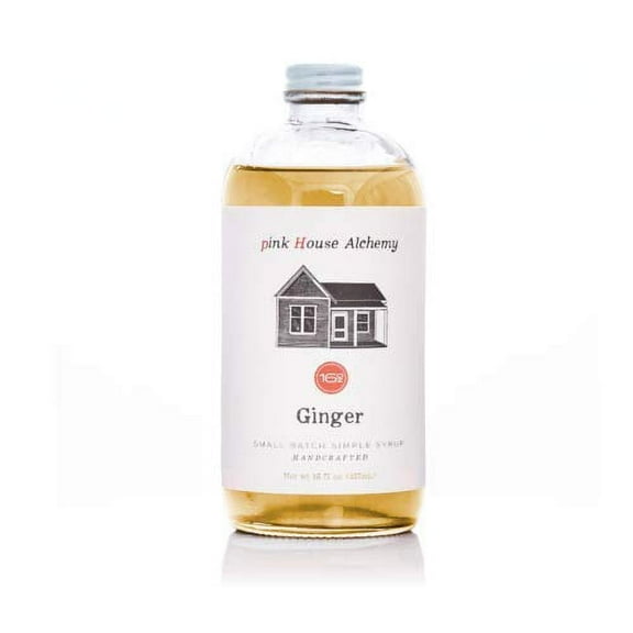 Pink House Alchemy Ginger Simple Syrup 16 oz (GS1)