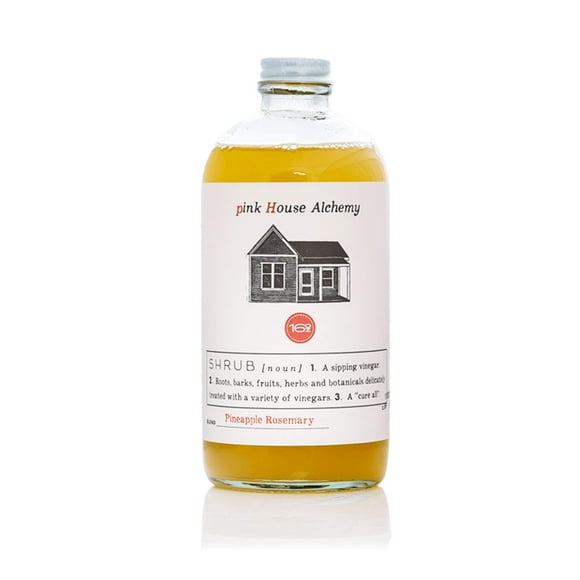 Pink House Alchemy Pineapple Rosemary Shrub 16 oz (PSh1 )