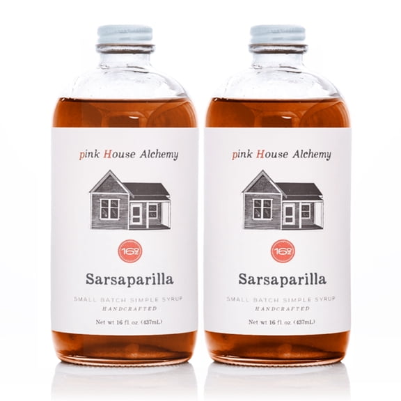 Pink House Alchemy Sarsaparilla Simple Syrup 2 pack of 16 oz (SPS2)