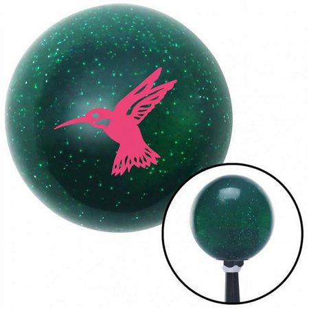 Pink Hummingbird Green Metal Flake Shift Knob with M16 x 1.5 Insert Shifter Auto