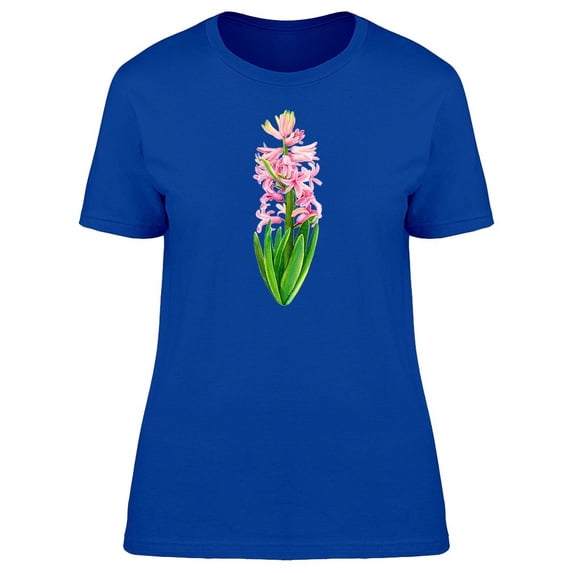 Pink Hyacinths Ikebana T-Shirt Women -Image by Shutterstock, Female XX-Large