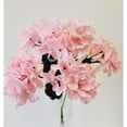 thumbnail image 1 of Pink Hydrangea Bush Artificial Flowers, 1 of 1