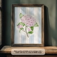 thumbnail image 1 of Pink Hydrangea Print Cottagecore Floral Wall Art V2, Unframed Paper Poster 24x36in, 1 of 4