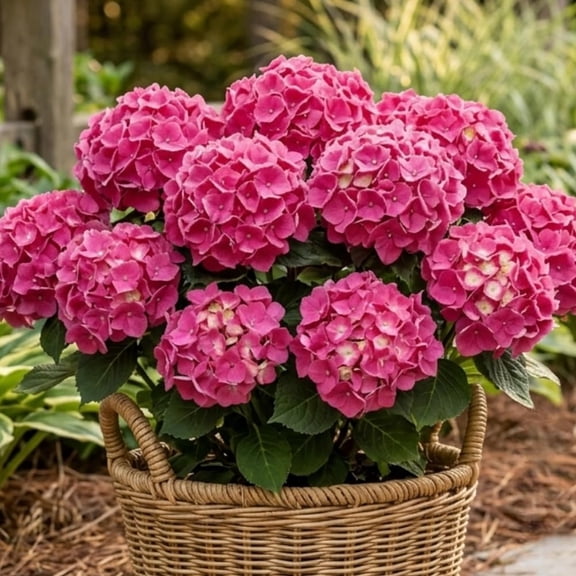 Pink Hydrangea Tree Live Plant 11.5 Feet Tall, Flowering Shrub for Outdoor Garden or Patio, Pink to Blue Blooms for Landscape or Container Growing