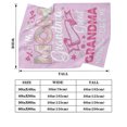 thumbnail image 1 of Pink I'm a Mom Grandma Great Grandma Flannel Throw Blanket - Soft Funny Floral Blanket for Grandma Gift & Home Decor, 1 of 12