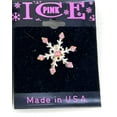 thumbnail image 1 of Pink Ice Snowflake Pin, 1 of 2