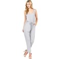 thumbnail image 1 of Pink Ice Women's Juniors Comfy Jogger Jumpsuit (Heather Grey, Medium), 1 of 4