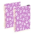 thumbnail image 1 of Pink Imp 2-Piece A5 PP Notebooks, Adjustable Rings, 80g Paper, Diary Set, 1 of 8