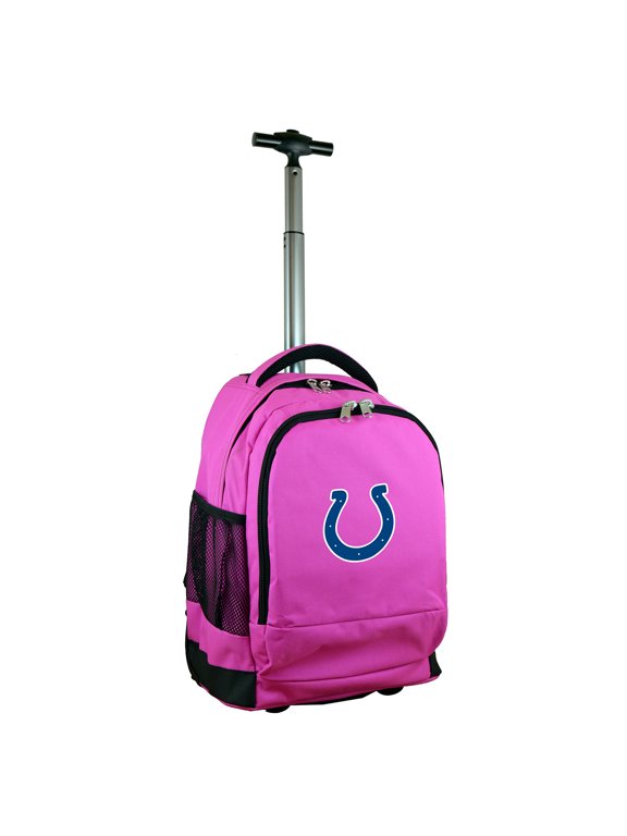 Pink Indianapolis Colts 19'' Premium Wheeled Backpack