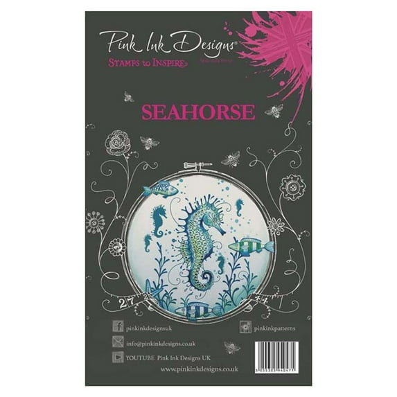 Pink Ink Designs A6 Clear Stamp Set Seahorse