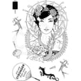 thumbnail image 1 of Pink Ink Designs Oriental Princess A5 Clear Stamp Set, 1 of 5