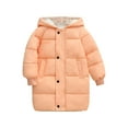 thumbnail image 1 of Pink Jacket Girls Size 8 Girls Winter Coat Kids Puffer Coat Jacket Lightweight Hooded Packable Outerwear Warm Padded Coats 4-11 Years, 1 of 5