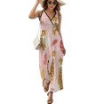 thumbnail image 1 of Pink Jungle Cute Leopard Print Sleeveless Dress Summer Women Clothes Dress for Pregnant Women Dresses, 1 of 9