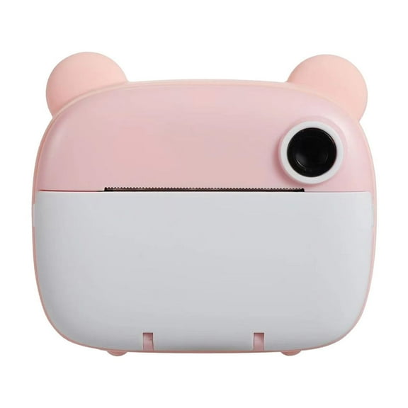 Pink Kids Instant Print Camera With Photo Printing Function Digital Camera For Children With Paper Film Fun Creative Gift Pink