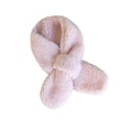 thumbnail image 1 of Pink Kids Solid Color Scarf With Fleece For Winter Wear And Outdoor With Free Size Length 76 Cm, 1 of 7
