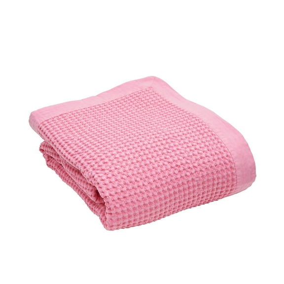 Pink King Vintage Dyed Throw Blanket
