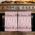 thumbnail image 1 of Pink Kitchen Towels Set of 3, She Leaves A Little SPARKLE Wherever She Goes Absorbent Dish Towels for Kitchen, Microfiber Hand Towel, Quick Drying Tea Towel for Cleaning Decorative Dishcloths, 1 of 7