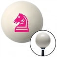 thumbnail image 1 of Pink Knight Horse Ivory Shift Knob with M16 x 1.5 Insert Shifter Auto Manual Custom Brody, 1 of 1