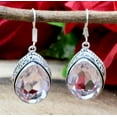 thumbnail image 1 of Pink Kunzite Gemstone 925 Sterling Silver Jewelry Earring Size -1 In, 1 of 2