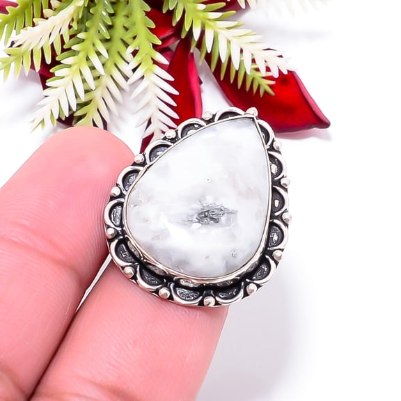 Pink Kunzite - Laghman Gemstone 925 Sterling Silver Handmade Ring S.6.5 R70
