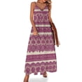 thumbnail image 1 of Pink Lace Pattern Fabric Sleeveless Dress Dresses Women Summer Women's Summer Clothing, 1 of 9