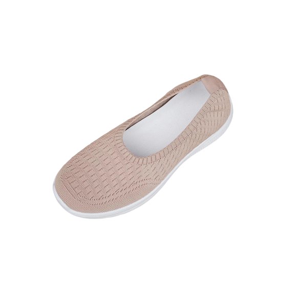 Pink Ladies Low-Cut Slides With Wedge Heel Slip-On Light Comfort For Summer