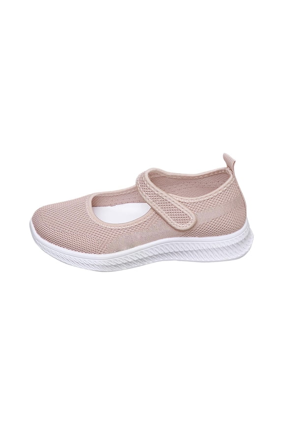 Pink Ladies Spring Summer Casual Shoes Featuring Breathable Mesh Wedge Heel Thick Sole And Large Size