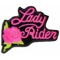 thumbnail image 1 of Pink Lady Rider Rose Biker Patch, 1 of 5