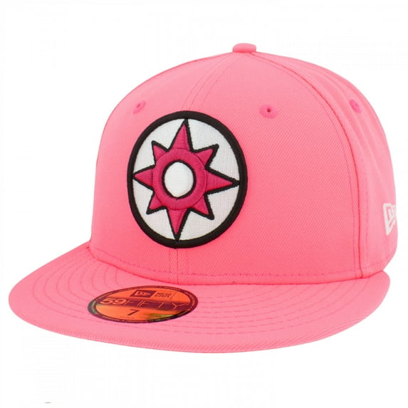 Pink Lantern Color Block New Era 59Fifty Fitted Hat-7 Fitted