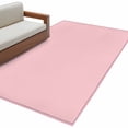 thumbnail image 1 of Pink Large Area Rugs for Bedroom Living Room, Soft Non Slip Carpet Bedside Rug, Farmhouse Pink Decor Rectangular Floor Cover Kitchen Accent Rug 3'x5' for Dining Room/Office, 1 of 9