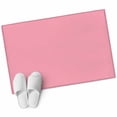 thumbnail image 1 of Pink Large Area Rugs for Bedroom Living Room, Soft Non Slip Carpet Bedside Rug, Pure Pink Rectangular Floor Cover Kitchen Accent Rug 2'x3' for Dining Room/Office, 1 of 9