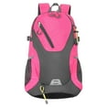 thumbnail image 1 of Pink Large Capacity Waterproof Hiking Backpack Outdoor Mountaineering Bag With Upgraded Fabric, Breathable Shoulder Straps And No Internal Frame For Camping, Trekking And Travel, 1 of 7