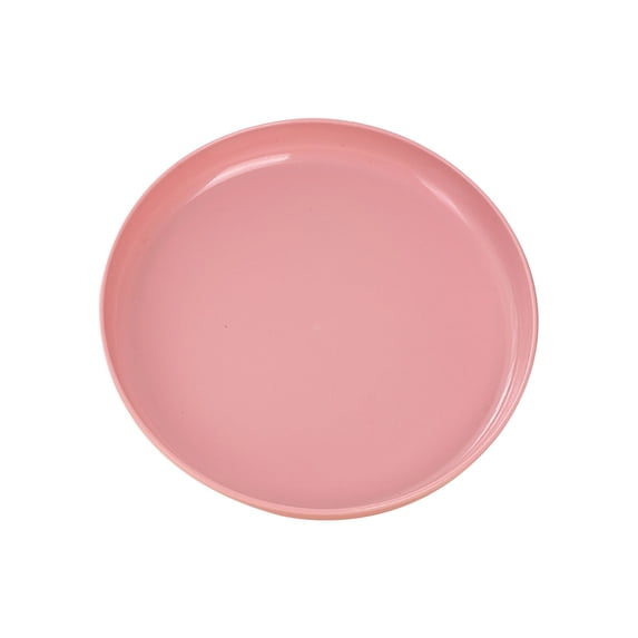 Pink Large Round Serving Tray, 20 cm, for snack and dessert, Pink use in sofa side
