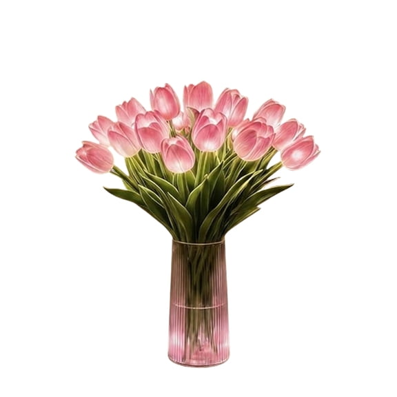 Pink Led Table Lamp for Bedroom, Soft Warm Light Valentines Day Table Decorations Home Decor Piece