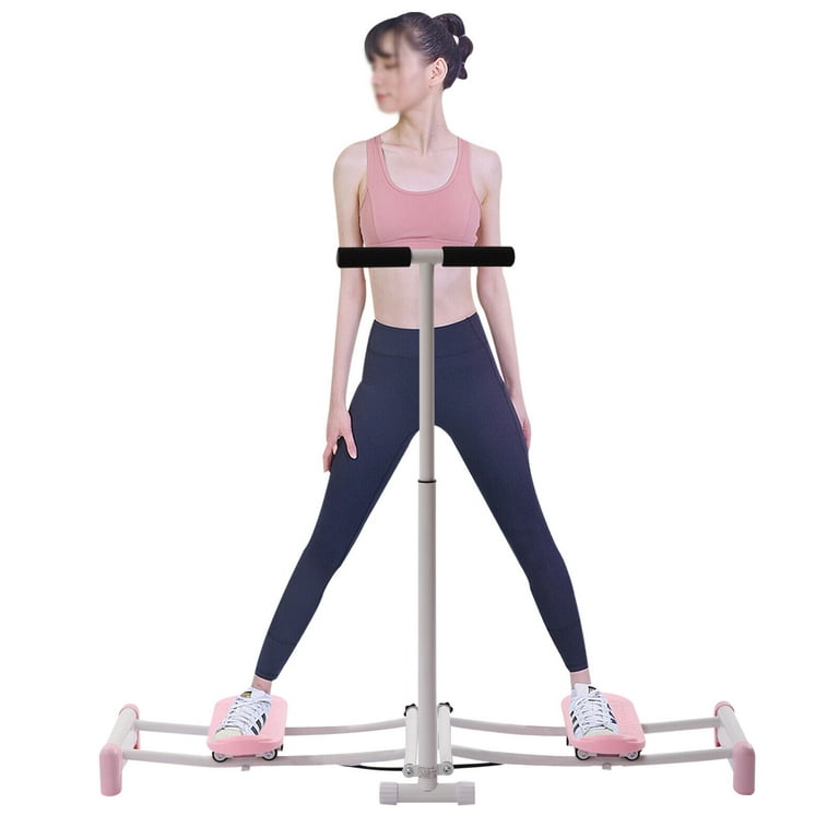 Pink Leg Exercise Equipment, Pelvic Muscle Hip Trainer Inner Thigh  Exerciser for Women Kegel Exercises, 2 in 1 Ski Exercise Machine Strength  Training Leg Machine with Adjustable Rods 