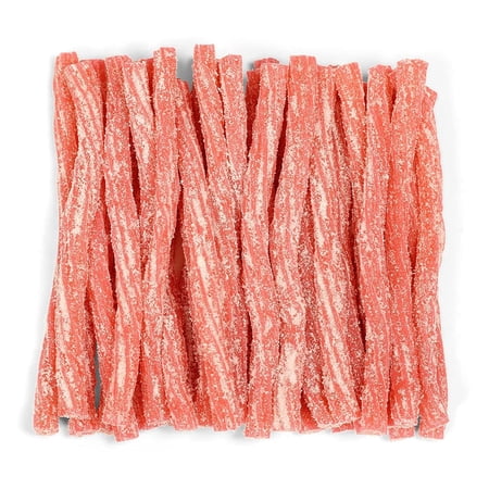 Pink Lemonade Licorice Sour Sticks by Its Delish, 1 lb Bulk Bag Great Gifts Party Sweets Made in USA, Vegan, Kosher