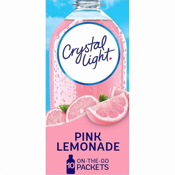 Pink Lemonade Naturally Flavored Powdered Drink Mix, 10 ct On-the-Go-Packets