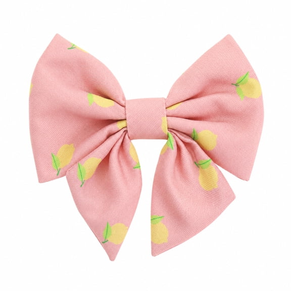 Pink Lemonade Collar Bow