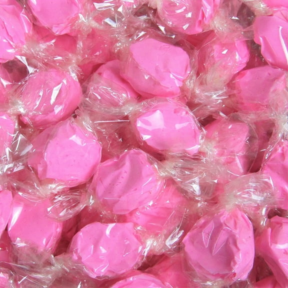 Pink Lemonade Taffy Chews by It's Delish, 5 lbs Bulk Bag - Individually Wrapped Gourmet Soft Fluff Taffy - Great Candy for Pink Themed Parties, USA Made