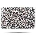 thumbnail image 1 of Pink Leopard Butterfly Pattern Bathroom Rugs Mat,Non Slip Microfiber Bathroom Rug,Rubber Backing,Soft Bathroom Mats for Bathroom Floor,Tub and Shower,17x27in(43x68cm), 1 of 5