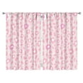 thumbnail image 1 of Pink Leopard Print Curtains-blackout Curtains Bedroom Decor Living Room Darkening Grommet Window Drapes 2 Panels Set 52"x 84", 1 of 2