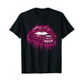 thumbnail image 1 of Pink Leopard Print Lips Valentine Day XOXO Women Girl Gifts T-Shirt, 1 of 5