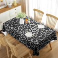 Pink Leopard Print Tablecloth Rectangle Wildlife Animals Leopard Skins